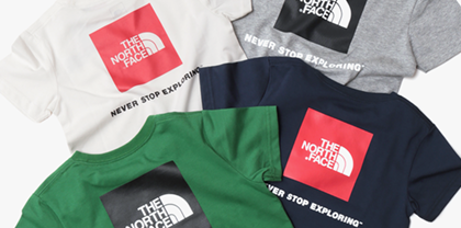 THE NORTH FACE kids / Square Logo Tee