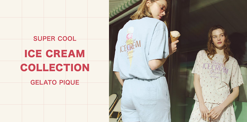 ICE CREAM COLLECTION GELATO PIQUE ジェラピケ クール 接触冷感