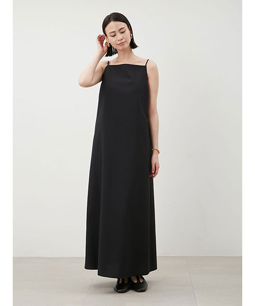 【未使用タグ付き】Mila Owenノースリーブフレアワンピース　キャミソール付 Mila Owen｜【セットアイテム】TシャツSETフレアキャミ