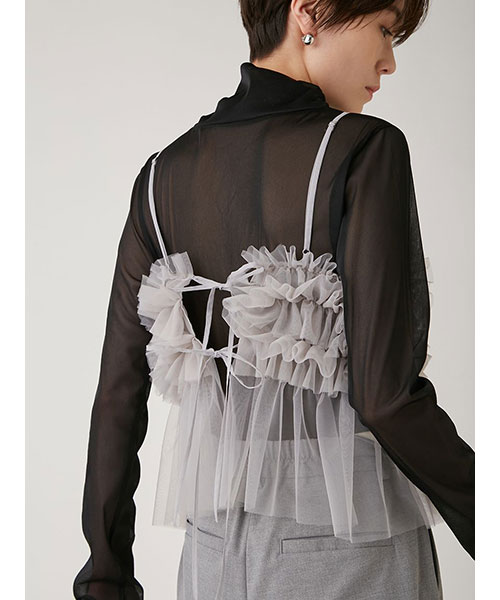 emmi atelier】チュールトップス|emmi エミ emmi atelier】チュールトップス|emmi エミ