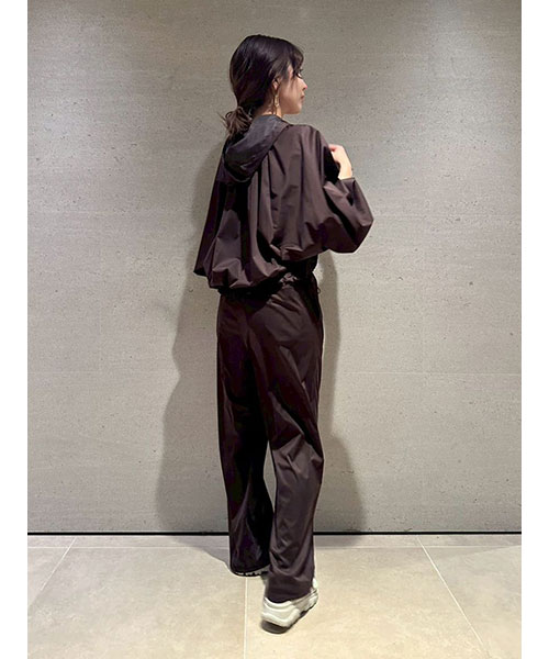 パンツ mi8-630 mi via loca パンツ 裾ドロストパラシュートパンツ レディース