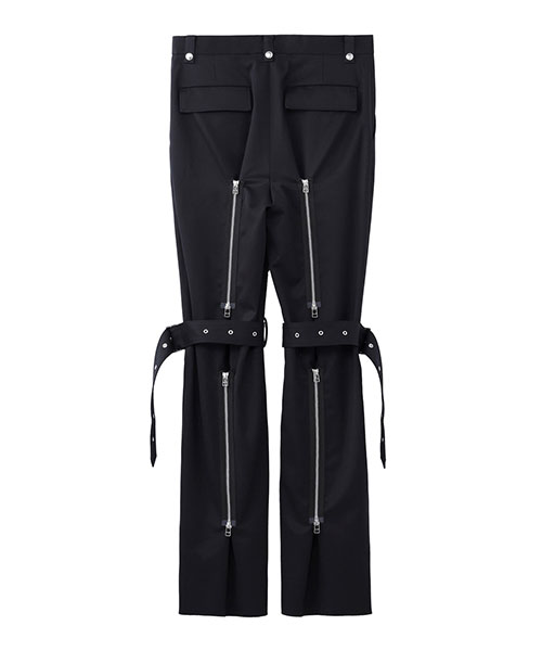Wool gabardine bondage trousers｜JOHNLAWRENCESULLIVAN ジョン