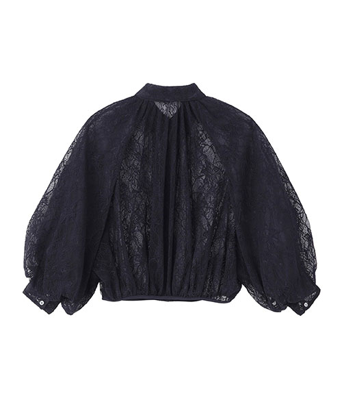 FROWER LACE BALLOON SLEEVE BLOUSE｜JOHN LAWRENCE SULLIVAN