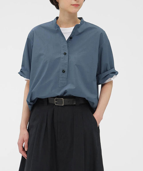COTTON RAMIE POPLIN SHIRT｜MHL. エムエイチエル