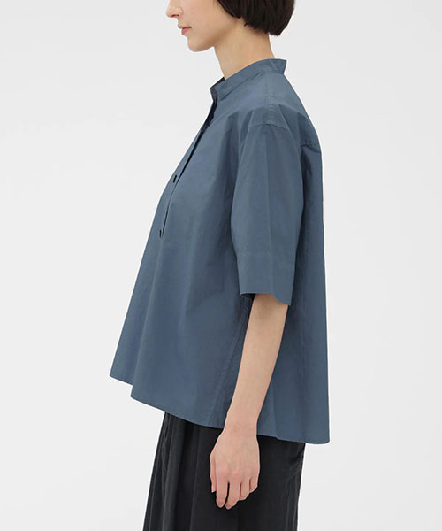 COTTON RAMIE POPLIN SHIRT｜MHL. エムエイチエル