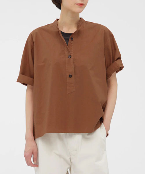 COTTON RAMIE POPLIN SHIRT｜MHL. エムエイチエル