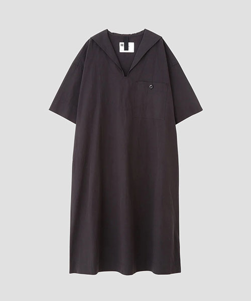 【24SS】MHL. SANDED COTTON LINEN DRESS 人気 SANDED COTTON LINEN DRESS｜MHL. エムエイチエル
