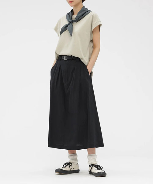 FADED ROUGH COTTON JERSEY TOP｜MHL. エムエイチエル