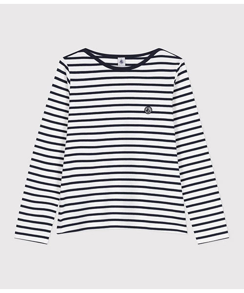 PETIT BATEAU マリニエール　プルオーバー 長袖トップス　プチバトー マリニエールプルオーバー｜PETIT BATEAU プチバトー