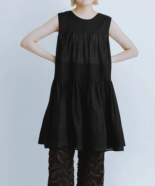 AAYUSHI for ADAM ET ROPE'】別注Cotton voile tunic｜ADAM ET ROPE
