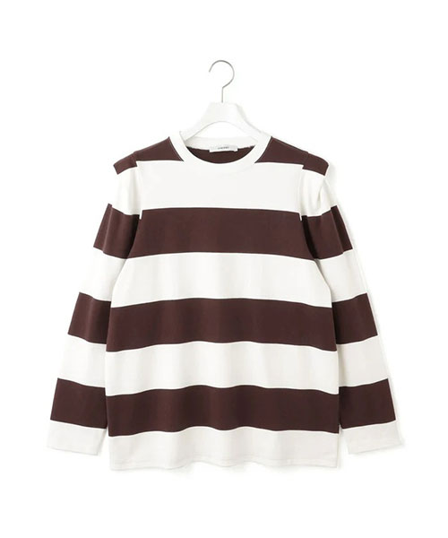 PHEENY（フィーニー）】別注 Heavy weight border tucked sleeve｜ADAM