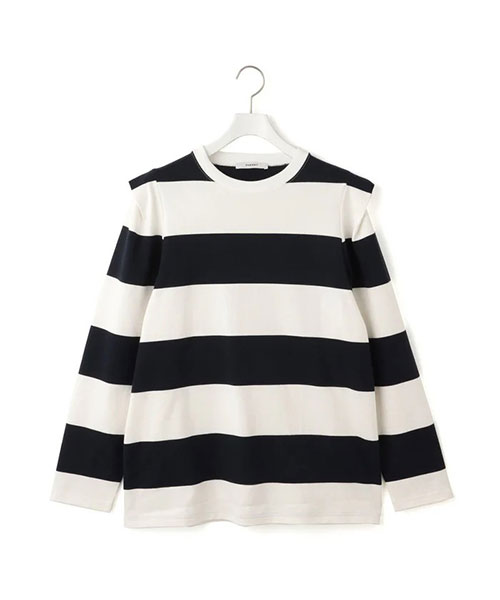 PHEENY（フィーニー）】別注 Heavy weight border tucked sleeve｜ADAM