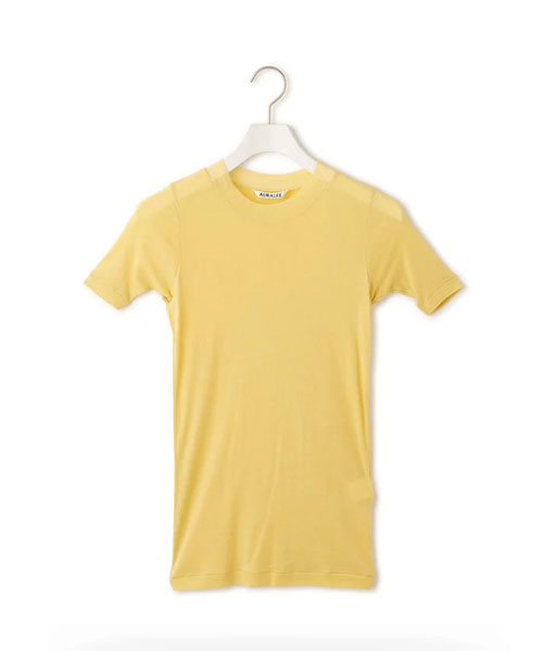 AURALEE(オーラリー)】SUPER HIGH GAUGE SHEER RIB TEE｜ADAM ET ROPE 