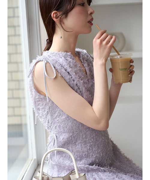 【美品】 FRAY I.D フリンジジャガードドレス パーティー 24年モデル 新作！フリンジジャカードドレス | FRAY I.D | ショップブログ