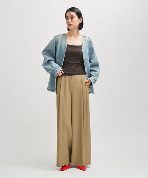 OUR WACOAL×ADAM ET ROPE'】カップインベアトップキャミソール OUR WACOAL×ADAM ET ROPE'】カップインベアトップキャミソール