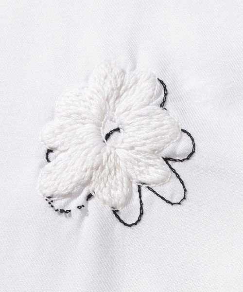 NOMARHYTHM TEXTILE for ADAM ET ROPE'】EX Flower Embroidery SS