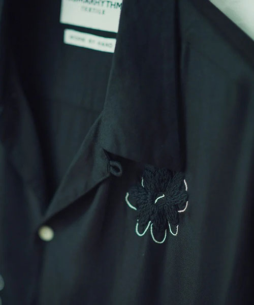 NOMARHYTHM TEXTILE for ADAM ET ROPE'】EX Flower Embroidery SS