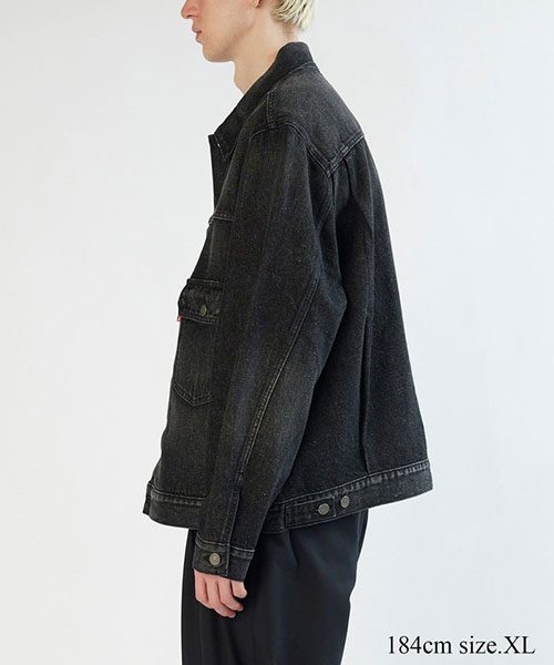 TYPE 2 TRUCKER BLK EX|ADAM ET ROPE' HOMME アダム エ ロペ オム TYPE 2 TRUCKER BLK EX|ADAM ET ROPE' HOMME アダム エ ロペ オム