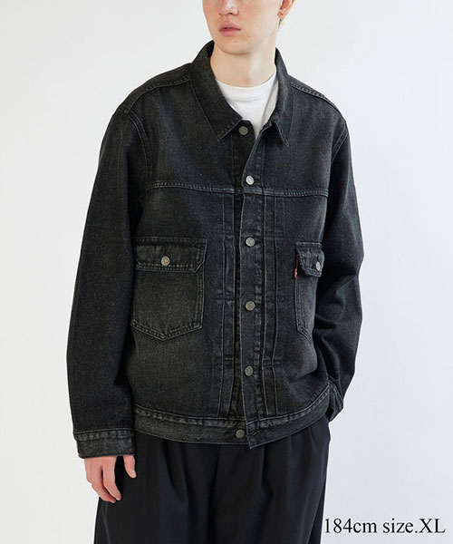 TYPE 2 TRUCKER BLK EX|ADAM ET ROPE' HOMME アダム エ ロペ オム TYPE 2 TRUCKER BLK EX|ADAM ET ROPE' HOMME アダム エ ロペ オム