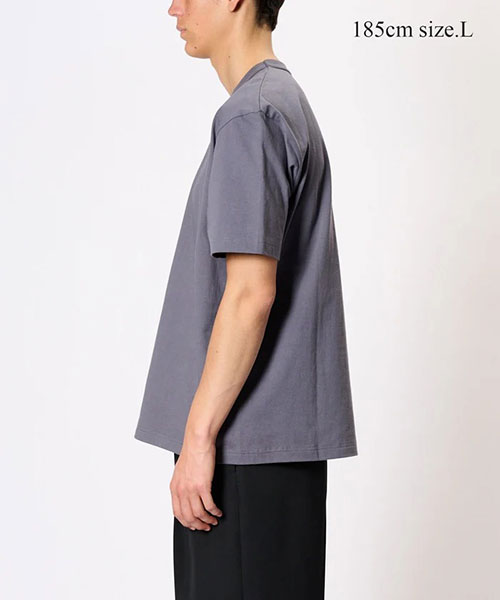 DOUBLE BINDER CREW NECK T-SHIRT｜ADAM ET ROPE' HOMME アダム エ