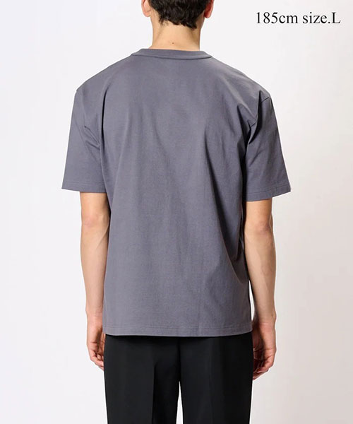 DOUBLE BINDER CREW NECK T-SHIRT｜ADAM ET ROPE' HOMME アダム エ