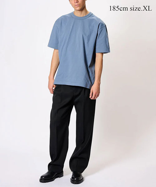 DOUBLE BINDER CREW NECK T-SHIRT｜ADAM ET ROPE' HOMME アダム エ