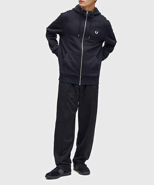 Hooded Zip Through Sweatshirt|FRED PERRY フレッドペリー Hooded Zip Through Sweatshirt|FRED PERRY フレッドペリー