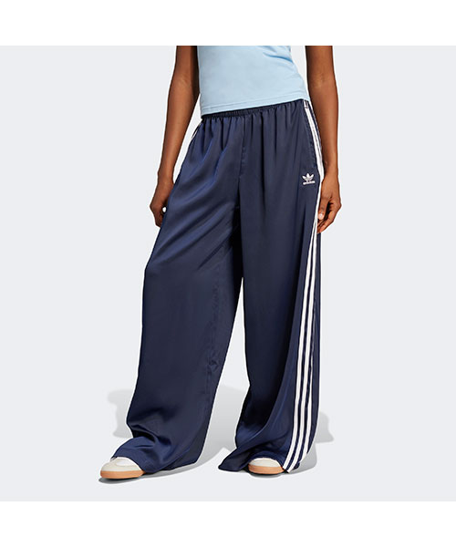 アディカラー サテン ワイドレッグ トラックパンツ｜adidas