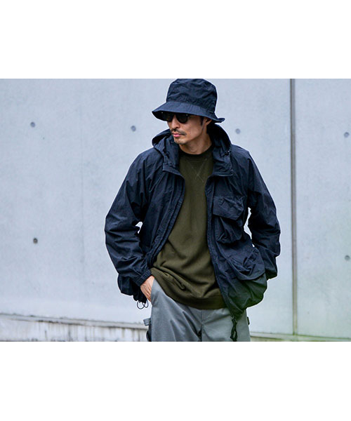 【美品】JELADO indigo windproof parka サルベージ 美品】JELADO indigo windproof parka サルベージ