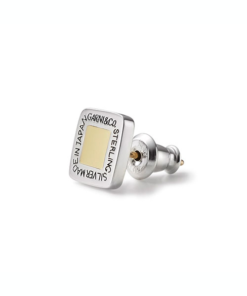 京都限定】K18 Square Pierce|GARNI ガルニ 京都限定】K18 Square Pierce|GARNI ガルニ