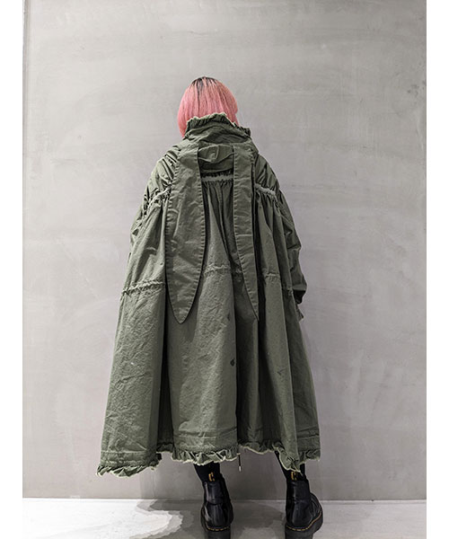 BUNNY MODS COAT|KIDILL KYOTO キディル キョウト BUNNY MODS COAT|KIDILL KYOTO キディル キョウト