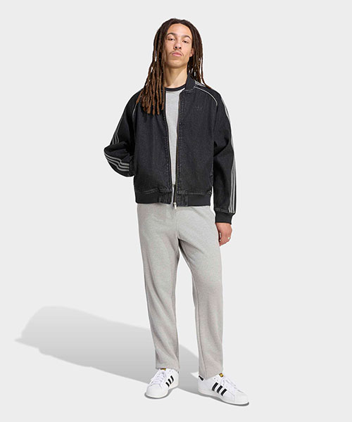 SST アディカラー デニム トラックトップ（ジャージ）｜adidas