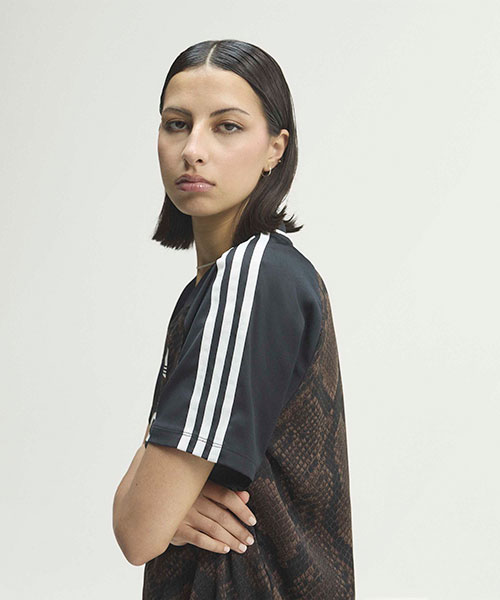 スネークプリント サテン ジャージ｜adidas Originals アディダス
