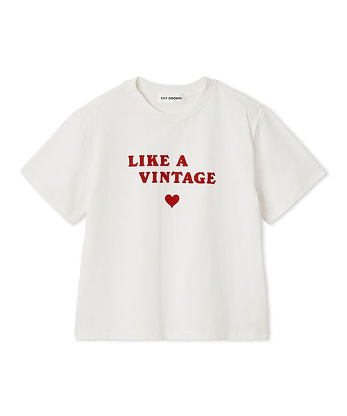 Lily Brown - LILY BROWN リリーブラウン Tシャツ・カットソー F 白 【古着】【中古】 Lily Brown - LILY BROWN リリーブラウン Tシャツ・カットソー F