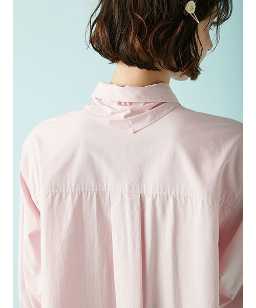 Lily Bear（リリーベア）スカーフ付きオーバーシャツ Lily Bearスカーフ付きオーバーシャツ(Tシャツ・シャツ