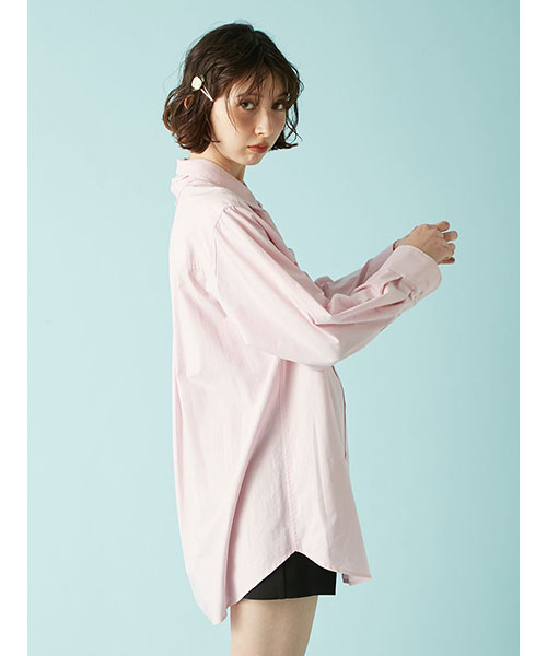 Lily Bearスカーフ付きオーバーシャツ｜LILY BROWN リリー ブラウン