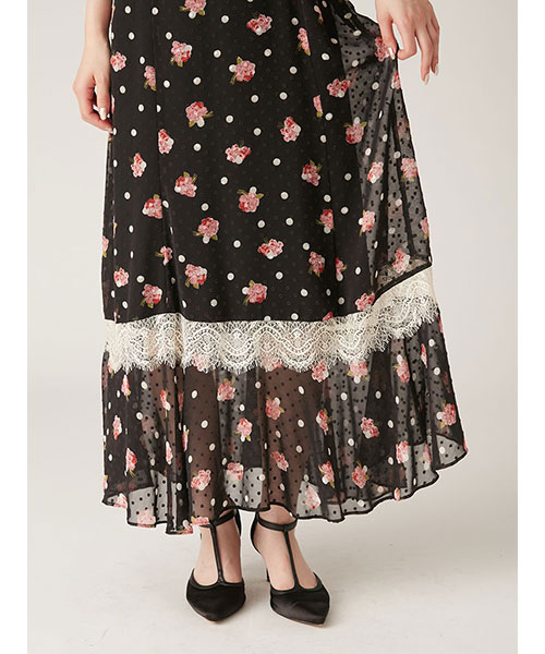 【LILY BROWN × ANNA SUI】バリエ柄ワンピース LILY BROWN × ANNA SUI】バリエ柄ワンピース(マキシ・ロング