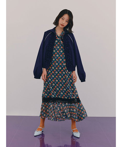 【LILY BROWN × ANNA SUI】バリエ柄ワンピース LILY BROWN（リリーブラウン）の「【LILY BROWN × ANNA SUI