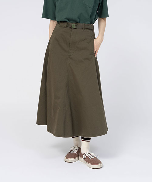 パープルレーベル美品Chino Flared Field Skirt THE NORTH FACE PURPLE LABEL Chino Flared Field Skirt