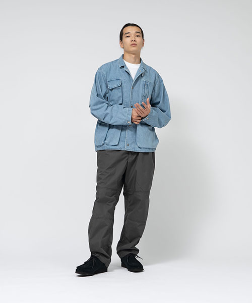 ノースフェイス　デニム　ナイロン　Mountain Field Jacket THE NORTH FACE (ザノースフェイス) Mountain Light Denim