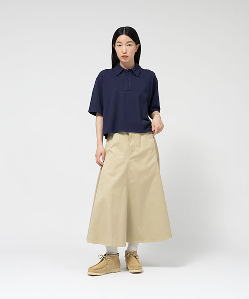 経堂) ノースフェイス THE NORTH FACE クロップド ポロシャツ Moss Stitch Field Cropped Polo NTW3408N サイズS 定価1.8万 THE NORTH FACE PURPLE LABEL - Moss Stitch Field Cropped Polo