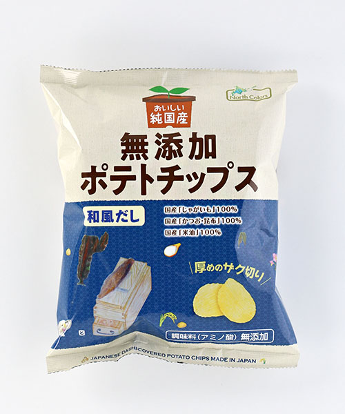 純国産 ポテトチップス 和風だし 53g|ORGANIC PLAZA 純国産 ポテトチップス 和風だし 53g|ORGANIC PLAZA