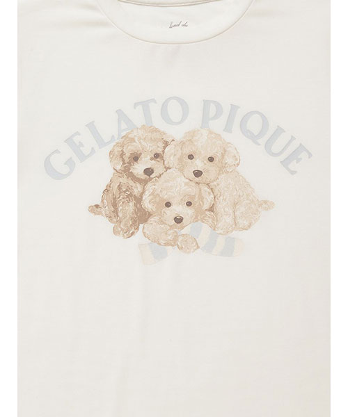 KIDS】トイプードルワンポイントTシャツ｜gelato pique
