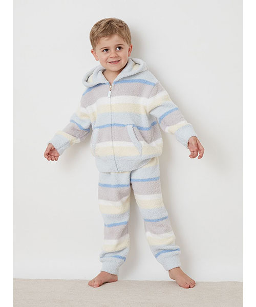 専用新品●ジェラートピケ 上下2点ベビモコ5ボーダーパーカーロングパンツ ミント ジェラートピケ gelato pique 【ラッピング済み】ジェラート2