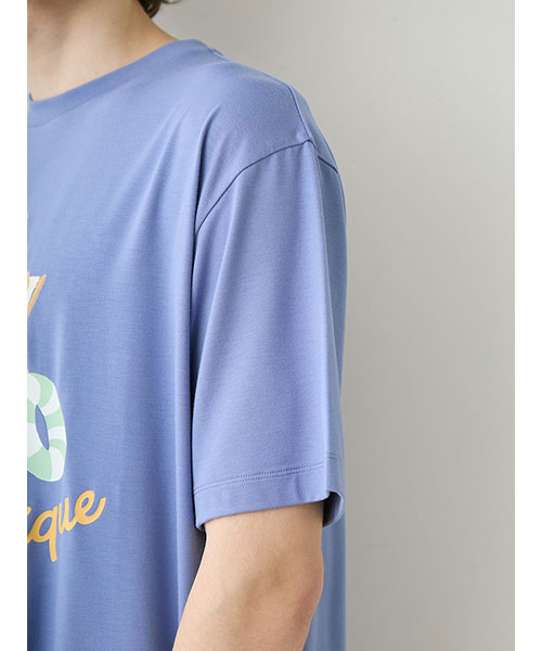 HOMME】【接触冷感】サマーベアワンポイントTシャツ｜gelato pique