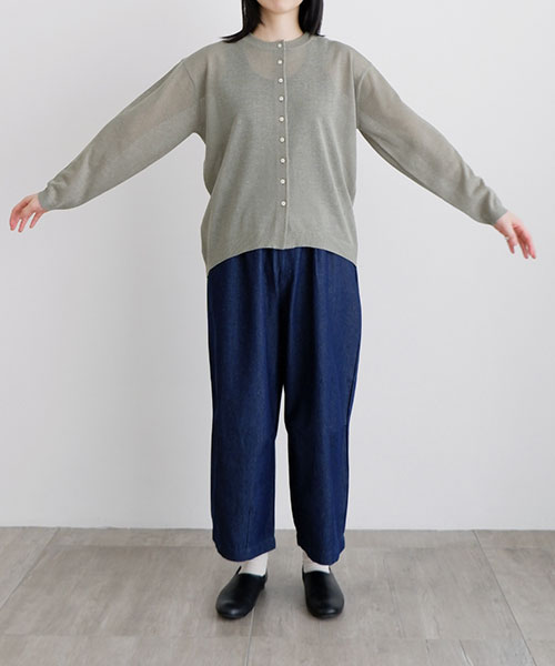 tandey オローネ　シャララカーディガン　グレーグリーン 10%OFF】オローネ シャララカーディガン | オローネ | TANDEY