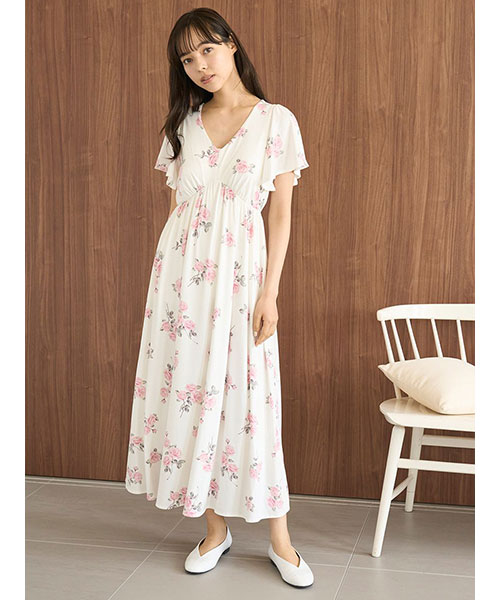 【完売品】gelato pique 花柄カップインワンピース セール】花柄カップインワンピース（ルームウェア/パジャマ