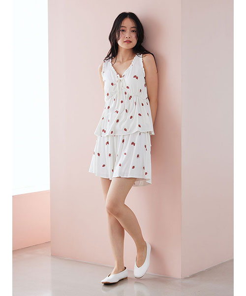 ストロベリー柄ショートパンツ｜gelato pique ジェラート ピケ