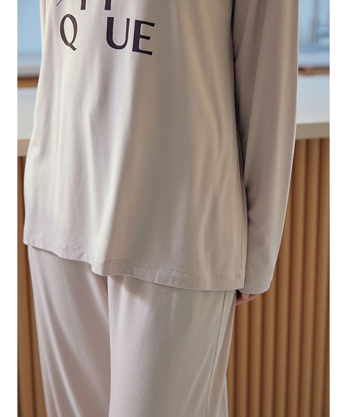 レーヨンロゴロンT&ロングパンツ レーヨンロゴロングパンツ(ロングパンツ)｜ルームウェア