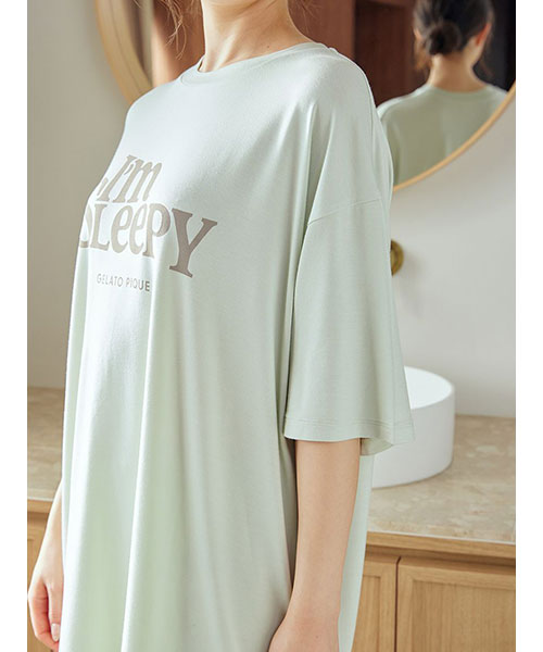 カラフルレーヨンロゴBIGTシャツ＆ショートパンツセット｜gelato